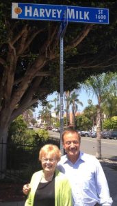 Terry-Bean-and-Governor-Barbara-Roberts-Harvey-Milk-Street-San-Diego